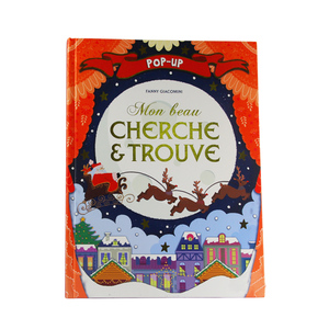 Livre d'histoires <span class=keywords><strong>de</strong></span> Noël 3D pop-up pour enfants |   Livre interactif en <span class=keywords><strong>français</strong></span> : Scènes festives, jeu <span class=keywords><strong>de</strong></span> découverte à rabats, papier couché, <span class=keywords><strong>film</strong></span> laminé, couverture rigide - Product Image 6