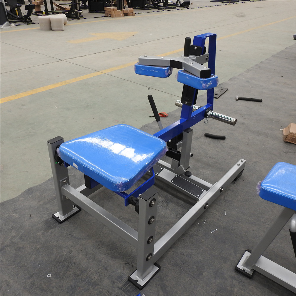 Спортивный тренажерный зал, фитнес-молоток, силовое бодибилдинг, сидячий подъем икр, тренажерный зал