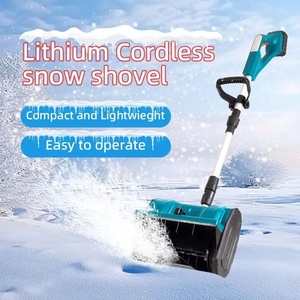 Nouveauté : Mini souffleuse à <span class=keywords><strong>neige</strong></span> électrique sans fil 21V, alimentée par <span class=keywords><strong>batterie</strong></span> de qualité B, pompe à <span class=keywords><strong>neige</strong></span> électrique, outil pliable de 12 pouces - Product Image 6