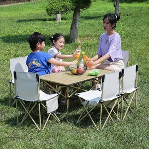 Ensemble de <span class=keywords><strong>table</strong></span> <span class=keywords><strong>et</strong></span> <span class=keywords><strong>chaise</strong></span> d'extérieur pliable <span class=keywords><strong>et</strong></span> portable, <span class=keywords><strong>table</strong></span> de <span class=keywords><strong>camping</strong></span> en alliage d'aluminium, barbecue, équipement de <span class=keywords><strong>camping</strong></span>, <span class=keywords><strong>table</strong></span> en rouleau d'œufs - Product Image 4