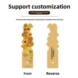 Segnalibri in Metallo Traforato con Motivi UV, Stile Antico con Nappine, Confezione Regalo Creativa per Studenti - Product Image 2