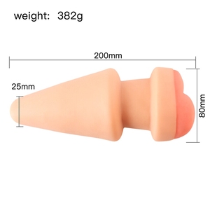 ของเล่นทางเพศแบบสอดใส่ TPE รูปทรงก้นใหญ่ พร้อมระบบสั่นสะเทือน - Product Image 6