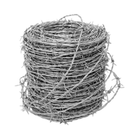 Fil barbelé galvanisé antirouille à prix d'usine pour clôtures agricoles et protection de sécurité – Rouleau de fil de fer