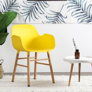 Commercio all'ingrosso mobili di alta qualità a buon mercato comodo ristorante moderno bracciolo trasferimento di calore in metallo gambe sedia da pranzo - Product Image 5