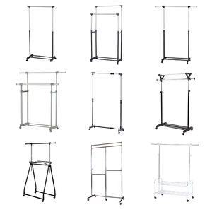 Conception fonctionnelle d'organisateur de vêtements détachable pliable pour le salon et les magasins de vêtements - Product Image 1