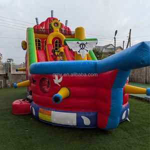 Castillo Inflable <span class=keywords><strong>para</strong></span> Niños, Precio al por Mayor, Castillo Hinchable con Tobogán Doble <span class=keywords><strong>de</strong></span> Barco Pirata <span class=keywords><strong>para</strong></span> <span class=keywords><strong>Comprar</strong></span> - Product Image 2