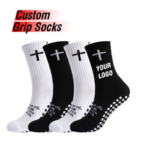 Chaussettes de football numériques personnalisées pour enfants et adultes, anti-bactériennes, écologiques, respirantes, tricotées, à séchage rapide, avec grip, pour l'été