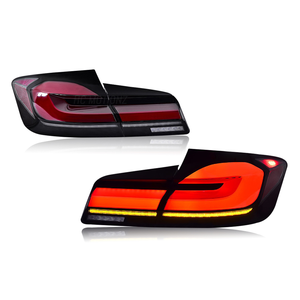 Luces Traseras LED para F10/F18 520i-540I, Actualización de Repuesto, Transparentes, Impermeables, ABS, Nuevas, con Señal de Giro Roja, 6000K, 36W, 12V - Product Image 1