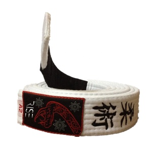 Custom Jiu Jitsu Gi <span class=keywords><strong>Kimono</strong></span> Uniforme in Bianco di Stampa di Disegno Della Perla <span class=keywords><strong>Del</strong></span> Tessuto <span class=keywords><strong>Cintura</strong></span> - Product Image 2