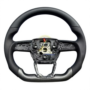 Alcantara พวงมาลัยคาร์บอนไฟเบอร์สไตล์ RS สำหรับ <span class=keywords><strong>Q5</strong></span> SQ5 <span class=keywords><strong>Sportback</strong></span> 2018-2024แบบพรีเมี่ยม - Product Image 3