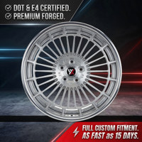 Jantes en alliage d'aluminium forgé multi-rayons VeroX LC3-06, 18-26 pouces, concaves profondes, style BBS / Mercedes