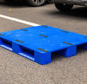 Palette en plastique robuste de qualité alimentaire hygiénique antidérapante plate 1100 x 1000 mm pour l'expédition - Product Image 3