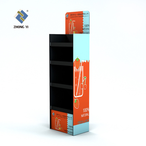 Aangepaste Winkel Papier Display Rekken Promotie Vrijstaande Vloer Golfkartonnen Displayrek - Product Image 4
