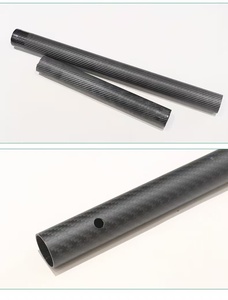 Ống sợi <span class=keywords><strong>carbon</strong></span> Juli High Strength 3K 10mm, dệt twill nhẹ, dùng cho máy bay không người lái/robot/mô hình điều khiển từ xa -51-200C, chiều dài tùy chỉnh - Product Image 3
