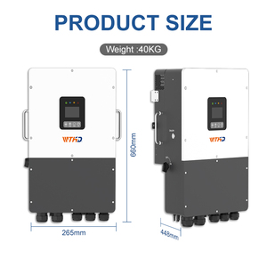 ระบบไฮบริดพลังงานแสงอาทิตย์ IP65 แรงดันต่ำ สามเฟส 24 กิโลวัตต์ 220V 230V 240V 24000W 24KVA รองรับการเชื่อมต่อแบบขนาน - Product Image 1