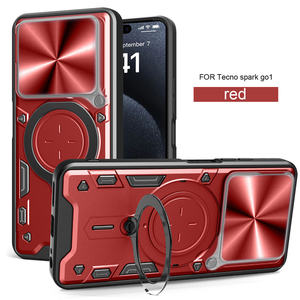 Magnético 360 Hold Stander Lente de ventana deslizante Protección completa a prueba de golpes para Tecno Camon 40 Premier/Pova7/Hot 60i/60/Vivo X200FE - Product Image 5