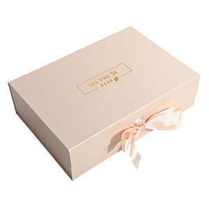 Manufacture Custom Design Geschenkbox Luxury Folding Box <b>Magnetic</b> Gift Box Packaging With Ribbon - Product Image 1