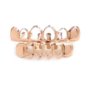 Bijoux de Corps Tendance Mylove <span class=keywords><strong>Grillz</strong></span> Hip Hop Ajourés Plaqués Or pour Dents Vente en Gros - Product Image 2
