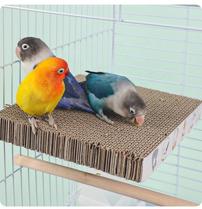Percha para pájaros de acero inoxidable con tornillo autorroscante para madera, tuerca, soporte para juguetes, rascador de garras y varilla de afilar. - Product Image 3