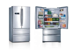 Grand réfrigérateur de luxe à portes françaises avec compresseur pour la maison - Product Image 6