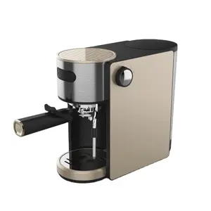 Home one-button espresso coffee maker machine Full automatic coffee machine made of stainless steel