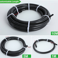ODM D22 DMX 360 Degrés Néon 12V Lumières LED pour Clubs Noir 360 RGB LED Tube Néon Flexible en Silicone pour Clubs et Festivals de Musique