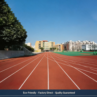 Revêtement de sol de stade sportif multicouche à haute élasticité de 13 mm, amortissement doux, protection pour aire de jeux pour enfants, couleur personnalisée
