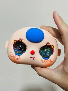 Accessoires pour bébé : visage avec larmes, coquille faciale avec sable mouvant, cheveux bleus, cheveux noirs, cheveux jaunes, cheveux violets, cheveux roses. - Product Image 1