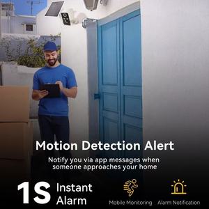 屋外防犯カメラパンチルト機能モーション検出太陽光発電CMOSクラウドイメージング低消費電力 - Product Image 5