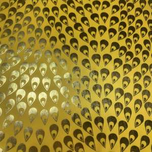 ホットホワイトミンキーゴールドホログラフィックスパークルブロンズメタリックフォイルサテン生地 - Product Image 6