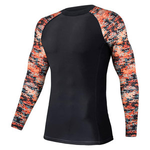 Wholesale Gym Wear Design Your Own Mma Sublimation Sleeves Rash Guard Custom Logo Men Printed <b>Rashguard</b> <b>Bjj</b> - Product Image 6