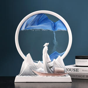 Tonfo créatif coulant sable Art ornement Durable verre artisanat pour <span class=keywords><strong>la</strong></span> maison entrée salon meuble TV armoire à vin noël - Product Image 2