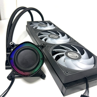 Enfriador de PC de 360 mm con Logotipo Personalizado YX-360B-A/B/C/E, Tubo de Ventilador de PC con Refrigeración por Agua, Refrigeración por Agua para Juegos de PC, para CPU AMD Intel