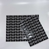 Autocollant adhésif en vinyle résistant aux UV et imperméable avec impression sérigraphique personnalisée en gros pour l'emballage