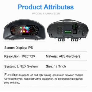 Navihua New Arrival LCD Dashboard <b>Car</b> Digital Cluster Auto <b>Speedometer</b> Carplay Linux System <b>for</b> VW Volkswagen Scirocco 2009-2016 - Product Image 6