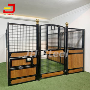 الأمان مخصص للفروسية شبكة الأسلاك الجاهزة مجلفن الخيزران حصان أكواخ الإستابيل باب الحظيرة للبيع - Product Image 2