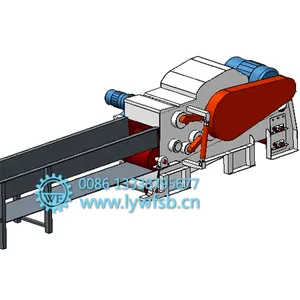 Chip campo quería Móvil Trituradora de madera máquina astilladora/log astilladora de madera/muebles de madera trituradoras