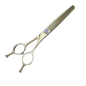 กรรไกรตัดขนสัตว์เลี้ยง Mgo 7 นิ้ว 440C สีทอง กรรไกรตัดแต่งขนสุนัข กรรไกรตัดขนสำหรับสัตว์เลี้ยง - Product Image 4