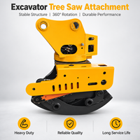 Forestry Tree Shear Grapple for 5-10 Ton Excavator Hydraulic Cutting Attachment NM400 Material Gear for Logs Timber Handling