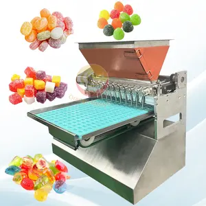 Simple Wholesale Windmill Lollipop Gummy Sweet Hard Round Candy Make Machine Manufacturer