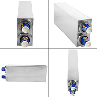 Distributeur de gobelets jetables commerciaux 1 2 3 4 trous en acier inoxydable dans l'armoire de comptoir 8 24 oz