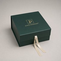 Nouveau modèle en promotion : Boîte cadeau pliable à fermeture magnétique pour parfums, vêtements et cosmétiques, avec ruban satiné et emballage plat