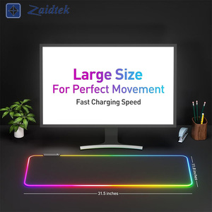 <span class=keywords><strong>Tapis</strong></span> <span class=keywords><strong>de</strong></span> <span class=keywords><strong>Souris</strong></span> en Verre Trempé RGB Coloré, Finition Micro-gravée Givrée, <span class=keywords><strong>Tapis</strong></span> <span class=keywords><strong>de</strong></span> Bureau Universel pour Gaming FPS et Esports, Sans PVDC, En Stock - Product Image 3