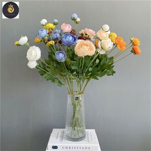 Simulation 4 têtes petit Lu Lian commerce extérieur petit Lu Lian mariage fleur Arrangement petit - Product Image 4