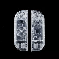 NS pour Étui de Remplacement Personnalisé en Plastique Transparent pour Manettes Joy-Con