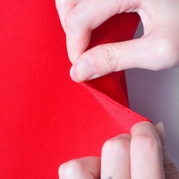 Polyester silicium organique imperméable rouge toile tente extérieure yourte tissu durable et respirant Chine production prix de gros