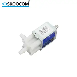 Válvula solenoide de 3 vias, válvula solenoide de 12v com pressão de água