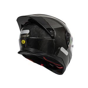 <span class=keywords><strong>Casco</strong></span> de Motocicleta Personalizado, Impermeable, Deportivo, de Seguridad, Protector, de Fibra de Carbono, con Visera Única, Integral - Product Image 3