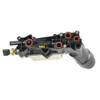 Remplacement du boîtier de filtre à huile 68308741AA 68308741AB 68308741AC compatible avec le refroidisseur d'huile du moteur, compatible avec Mopar d'origine