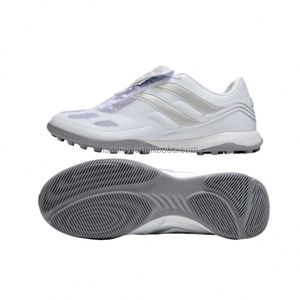 Botas de fútbol FG/TF al por mayor OEM/ODM para adultos y jóvenes, con opciones antideslizantes, ligeras y transpirables de tejido. - Product Image 3